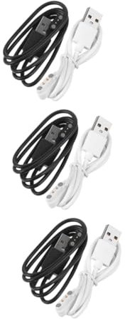 Mikikit 6 Stück Uhren Ladekabel USB Kabel USB Ladekabel Magnetisches Ersatzkabel Magnetisches Kabel USB Ladestift Smartwatch Ladegerät Magnetische Ladeleitung Ladekabel
