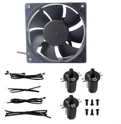 Barbecue Stove Fan, Upgraded Fan And Lid/Door Switch Kit For Gravity Series 560 1050 With Long Service Life & Stable Wind Power