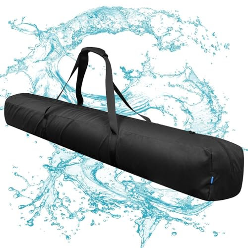 145×17cm Funda Bolsa Porta Sombrilla - Bolsa De Almacenamiento Para Paraguas Al Aire Libre, Bolsa Plegable Para Sombrilla De Playa Con Cremallera, Bolsa De Transporte Impermeable Para Sombrilla