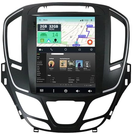 YUNTX Android 14 Double Din Car Stereo Radio GPS Navigation Head Unit for Opel Insignia 2014-2017 with Backup Camera Built-in Wireless CarPlay Android Auto Bluetooth WiFi SWC Mirror Link DAB