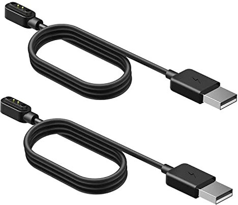 Blueshaweu Ladekabel Kompatibel mit LIGE Smartwatch Herren 1.43'' SML2PRO, Kabel Ladegerät Ladestaion Kompatibel für LIGE SML2 PRO Smartwatch (schwarz+schwarz)