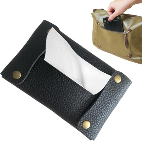 Porte-mouchoirs de poche, porte-mouchoirs de voyage - Sac porte-mouchoirs pour ranger les tissus de tissu,Sacs hygiéniques, sacs en papier pour serviettes de visage, petits objets, salle de bain