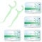 Filo Interdentale,200 Pcs Archetti Fili Interdentali Superfloss Forcella Dental Floss Forcelle Interdentali Gum Pulizia dei Denti Mantiene la Bocca Fresca e Pulita per Tutta Famiglia