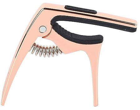 Guitar Capoacustic Guitar Cap Gitarre Capo Metal 3 in Tragbar für Akustische Elektro -Gui -Zubehör Roséd Gold Damm Umarmung mit Vielseitigkeitscapo -Zubehör Davon Muss Haben (rotes Gold)