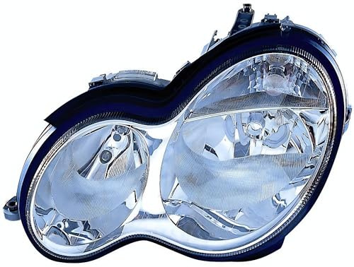 PROPOSTEONLINE Scheinwerfer hergestellt für Mercedes C-Klasse W203 Links H7 Halogen Pred. elektrische Reg. mit Blinker A2038203161