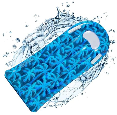 Aufblasbares Bodyboard Kinder Surfbrett Bodyboard mit Griffen Schwimmbrett Pool Float Luftmatratze Schwimmhilfe Sommer Wasserspielzeug für Schwimmbad Strand Wasserrutschbahn (C)