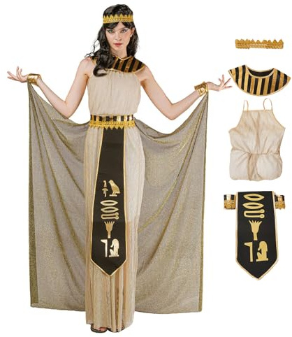 Ägyptisches Kostüm Erwachsene Unisex Halloween Cosplay Kostüm mit Zubehör | Pharao Kostüme, Ägyptische Königin Kostüm