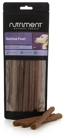 Natural Treats Gourmet Pure Guinea Fowl Sticks (5pcs) Grain Free Dog Treats