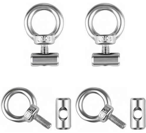 Wefaly Stopper für Kederschiene 4 Stück, Kederstopper 8-10 mm 304 Edelstahl Kederschiene Haken Kederschiene Zubehör für Caravan Wohnmobil Wohnwagen Campervan Boot Camping Zelt