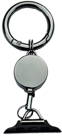 Retractable Watch Band Hook Accessory Compatible with Apple Watch Fob Necklace Keychain Clip Pocket watch Case 38mm 40mm 41mm 42mm 44mm 45mm,Replacement Band for iwatch Series11-1/SE Ultra