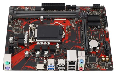Jiawu EX H410M V3Gaming-Motherboard, DDR4-DIMM-Micro-ATX-Motherboard mit 2 Kanälen, LGA 1200, PCIe 3.0, 3X III, USB 3.2 Gen1, USB .0, Kompatibel mit Core der 10. Generation