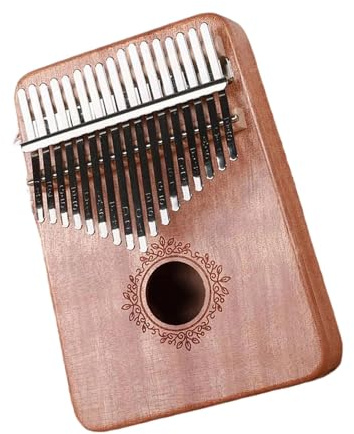 Kalimba Für Anfänger 21 17 Schlüssel Mahagoni Kalimba Tragbares Geschenk Für Anfänger Und Erwachsene(Wood 17 keys)