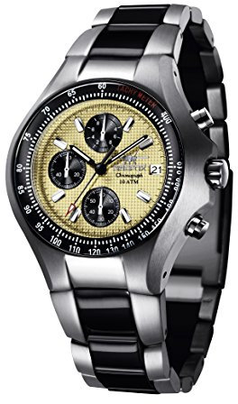 FIREFOX Gladiator FFS11-110 Sandfarben Chronograph Edelstahl Herrenuhr Massive Armbanduhr 10 ATM Prüfdruck Kaliber VD57