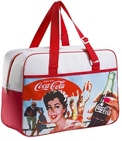 Meliconi Coca Cola Vintage Sac Isotherme Fantaisie, 24 L, en Polyester 600D, 45 x 18 x 31 cm