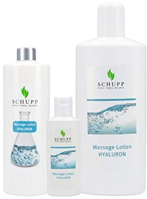 SCHUPP Massage-Lotion Hyaluron 500ml, Unisex, Erwachsene, Reif, Empfindliche Haut