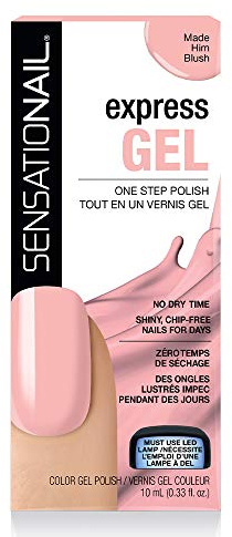 SensatioNail Express Gel Polish Made Him Blush, 10ml