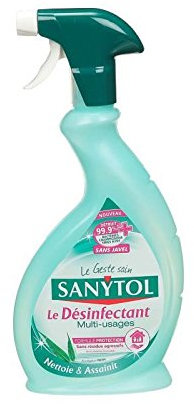 Sanytol Eucalyptus Protection Désinfectant Multi-usages - Lot de 4