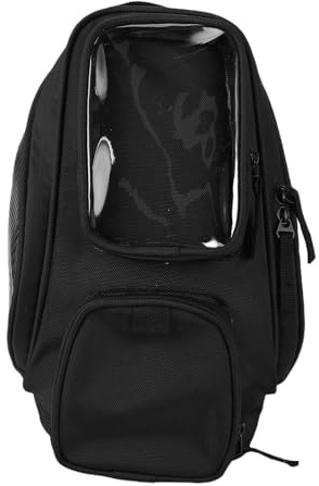 Aramox Magnetischer Motorrad Tankrucksack, 1680D Oxford Wasserdicht Universal, Starkes Magnetisches Befestigungssystem, Handytasche, Für Motorradfahren