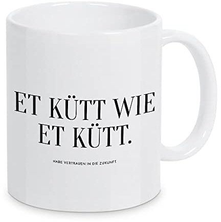 artboxONE Tasse Et kütt wie et kütt - Kölsch von AB1 Edition - Kaffeetasse Typografie