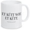 artboxONE Tasse Et kütt wie et kütt - Kölsch von AB1 Edition - Kaffeetasse Typografie