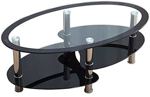 XIANGGUI 1983 Furniture Couchtisch Couchtisch Modern Oval Teetisch Home Wohnzimmer Schlafzimmer Edelstahl Tee Side Table TV Bücher Tee Set Aufbewahrungstabelle Kaffeetisch Laptoptisch