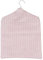 Jolee Fabrics Premium Oilcloth Peg Bags with Wooden Hanger - Large Waterproof Peg Bag, Clothes Clip Storage Perfect for Any Washing Line(Pink and White Stripes)