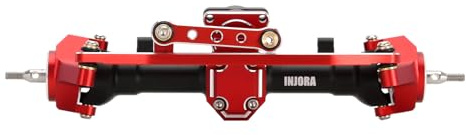 INJORA RC ASSE Anteriore Alluminio CNC con 13T Ingranaggio a Vite Senza Fine per Axial SCX24 Deadbolt C10 JLU Gladiator Bronco 1/24 RC Crawler Upgrade Parts
