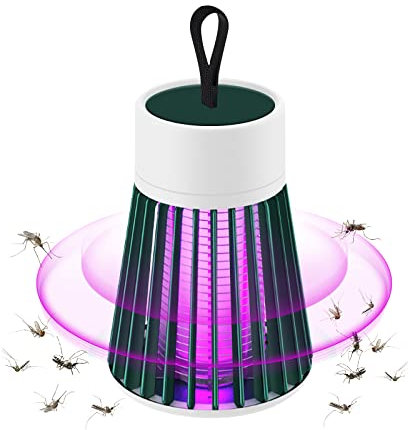 Insektenvernichter Elektrisch, Moskito Killer mit UV-Lampe, Hocheffiziente Mückenfalle Gegen Insekten für Zuhause, Büro, Terrasse, Küche
