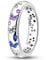 NARMO 925 Sterling Silber Ringe für Frauen Schmetterling Ring Cubic Zirkonia Statement Stapelbare Finger Ring Größe 57mm