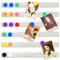 PYJLBX Magnettafel Memoboard Selbstklebend Magnetleiste, Pinnwand Magnetisch Magnetwand Magnettafel Küche, Kleine Edelstahl Metallband Magnettafeln mit 10 Starke Magnete für Fotos Dokumente, 6 Stück