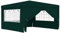 Coavain Pavillon mit Seitenwänden 4x4 m Grün 90 g/m² Partyzelt UV- und Wasserbeständig Gartenpartys Einfach zu Montieren Gartenpavillon Robuster Rahmen Zelt Treffen und Partys im Freien
