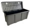 AB Tools Trailer Truck Plastic Lockable Tool Box Chest Locker Storage 29.5” x 11.75” x 14”