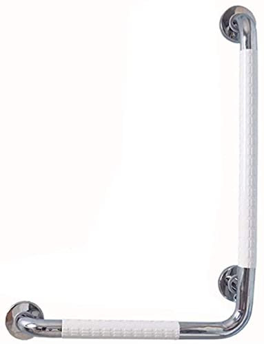 OLSKFUH Maniglie per Vasca da Bagno, Maniglioni per WC, Corrimano, Maniglia di Sicurezza in Acciaio Inossidabile Antiscivolo A 90 Gradi, Senza Barriere, per Bagno, Doccia/Bianco,