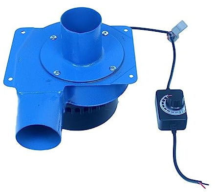 Gebläseventilator, Kleines Zentrifugal-Hochdruck-12-V-DC-Luftgebläse, Lüfter, bürstenloser 20-W-Motor, 50-mm-Rohr mit stufenloser Schaltersteuerung