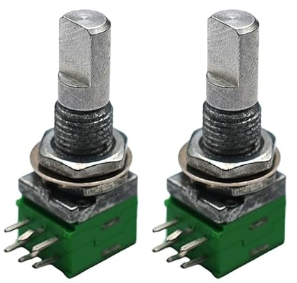 Präzisions Volumen-Potentiometer für E-Gitarren, ausgewogenes Design, verbesserte Signale, Stabilität, Lautstärkeregler, 2 Stück
