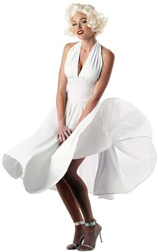 California Costumes Damen SEXY Marilyn Kostüm für Erwachsene, Weiß, Small