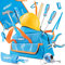 Hi-Spec 18-Piece Kids Tool Kit – Real Metal Tools with Tool Bag, Work Apron & Play Hat for Boys & Girls