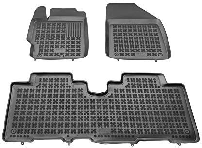 MDM Gummimatten für Toyota Verso S 2010>2015 Passform, Fussmatten mit hohem Rand 5 cm, cod. 3D 5743