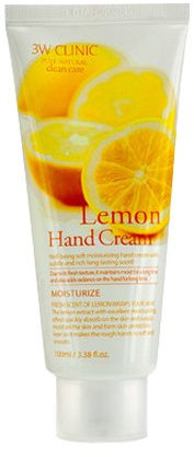 3W Clinic Lemon Hand Cream Handcreme mit Zitronen Extrakt für Männer und Frauen Handpflege gegen trockene Haut Maniküre