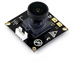 Waveshare 145 Degree Field of View (Diagonal) IMX179 8MP USB Camera(A) 3288x2512 Resolution Camera Ultra High Definition, Embedded Mic, Support Windows/Linux/Raspberry Pi/Jetson Nano
