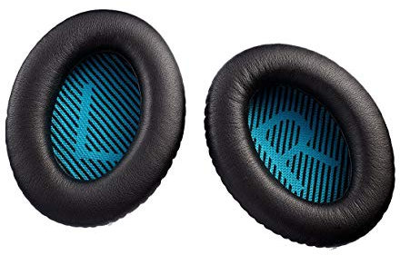 Ersatz-Ohrpolster aus Leder + die Stimmung der Baumwolle für Bose SoundLink Around-Ear Wireless und Soundtrue AE2 Kopfhörer II Kopfhörer Ohrenschützer 1 Set, schwarz
