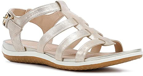 Geox Femme D Sandal Vega A Sandales, Sand, 35 EU