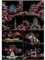 SiYear Scratch Paper Regenbogen Gemälde Skizze, City Series Night Scene, Scratch Painting kreative Geschenk, Scratchboard für Erwachsene und Kinder mit 4 Tools (A4 Feuerwerk und Kirschblüten)