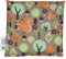 Franzis Nähstube 20x20cm Kirschkernkissen Wald braun in 100% Baumwolle I Körnerkissen Kirschkern 20x20 für Mikrowelle I Wärmekissen, Kirschkernkissen,
