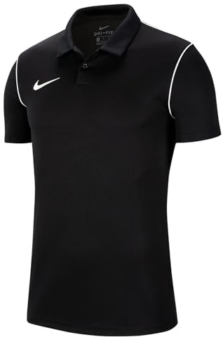 Nike Jungen Park 20 Polo Hemd, Schwarz/Weiss/Weiss, L EU