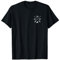 Surfer Gift Idea for Women & Men Vintage Regular Fit Schwarz T-Shirt S Crew-Kragen Klassische Passform Kurzarm Sommer Unisex T-Shirt Small