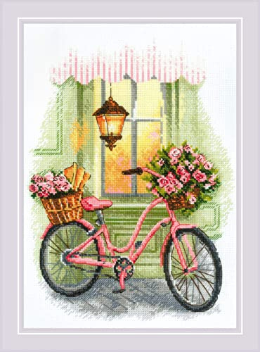 RIOLIS Counted Cross Stitch Kit 8.25X11.75-A Floral Trip (14 Count)