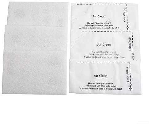 For pour Miele Airclean 3944711 Lot de 6 filtres Super Air Clean & filtre moteur pour aspirateur pour Miele Sf-SAC 20/30