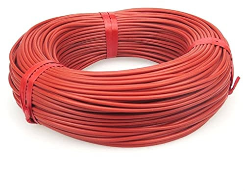 Elektrische Leitungen,Kabel 12K 33OHM Kohlefaser Heizkabel Fußbodenheizung Draht Elektrische Hotline Nichttoxisches geruchsneutrales Warmheizkabel Schlauchleitung,Litzenkabel ( Color : SRAG , Size : 5