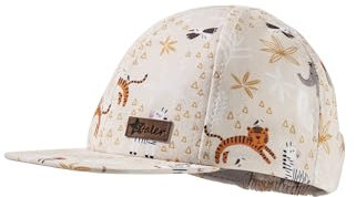 Sterntaler Baseball -Cap Zootiere - Basecap Jungen - Schildkappe für Kinder mit Gummiband aus Baumwolle mit Zootieren - schützt Kopf und Augen vor der Sonne - Basecap für Kinder - beige, 53